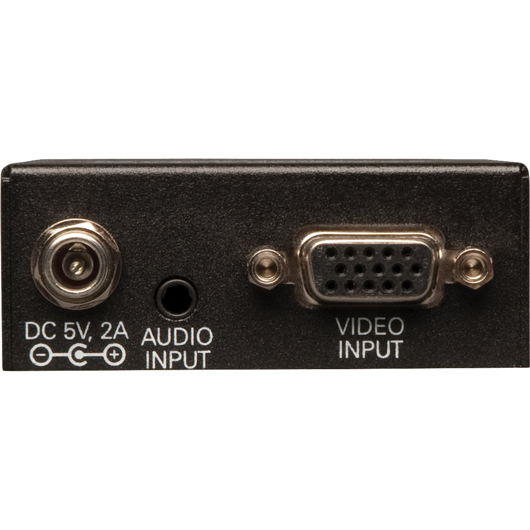 Tripp Lite 2-Port VGA with Audio over Cat5 / Cat6 Extender Splitter, Transmitter - with EDID Copy, 1920x1440 at 60Hz - B132-002A-2 - eCommerce Business Prime