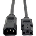 Tripp Lite Computer Power Extension Cord Adapter 13A 16AWG C14 to C13 6' - 13A, 16AWG (IEC-320-C14 to IEC-320-C13) 6-ft. - P004-006-13A - eCommerce Business Prime