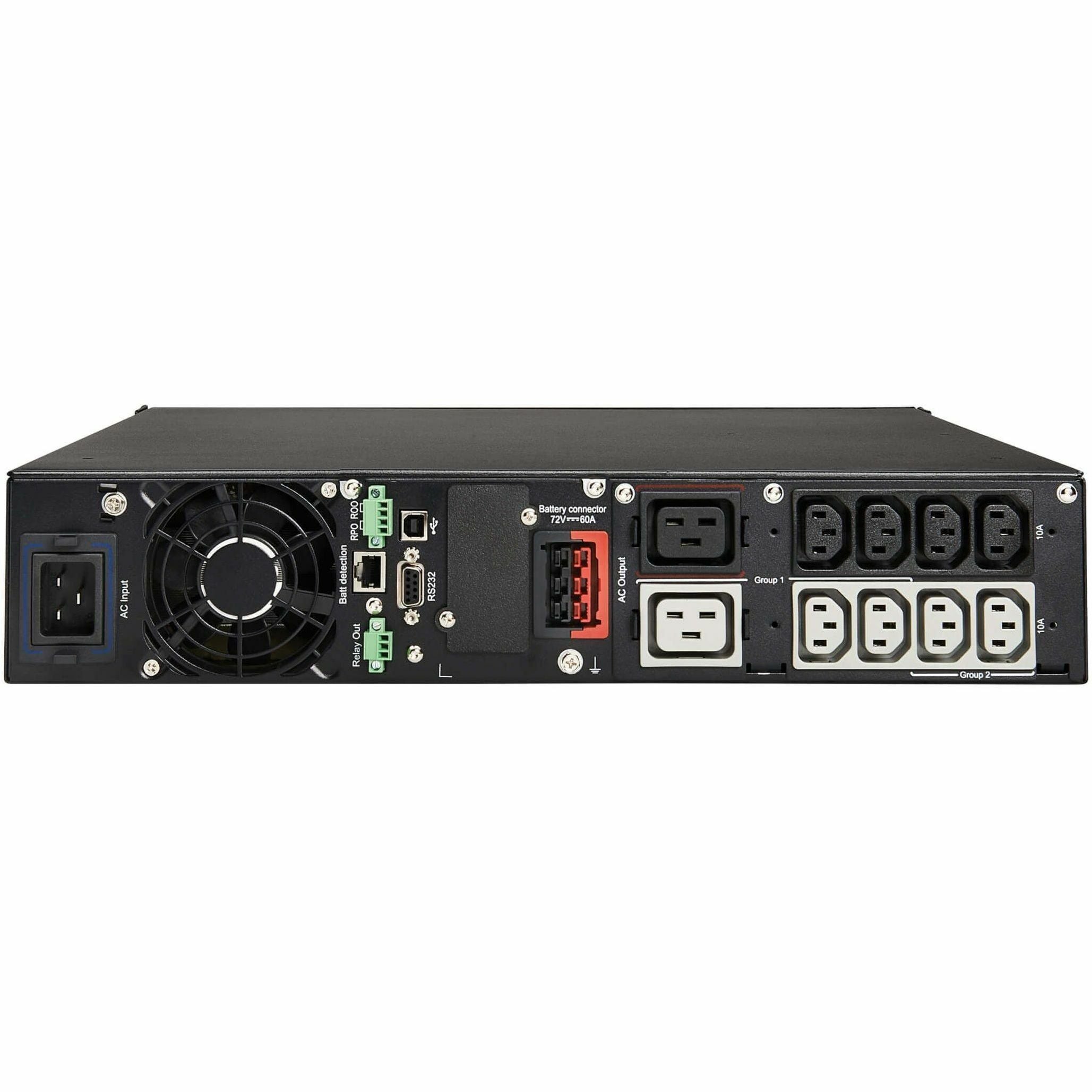 Tripp Lite UPS Smart 3000VA 2700W International Rackmount AVR 230V Pure Sine Wave C13 C19 TAA - 2U Rack/Tower - 5 Hour Recharge - 3.90 Minute Stand-by - 230 V AC Input - 230 V AC Output - 8 x IEC 6032...  - SMX3000XLRT2UA - eCommerce Business Prime