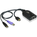 ATEN HDMI USB Virtual Media KVM Adapter Cable with Smart Card Reader (CPU Module)-TAA Compliant - KVM Cable for KVM Switch, Audio/Video Device, Card Reader - First End: 1 x USB Type A - Male, 1 x USB ...  - KA7168 - eCommerce Business Prime