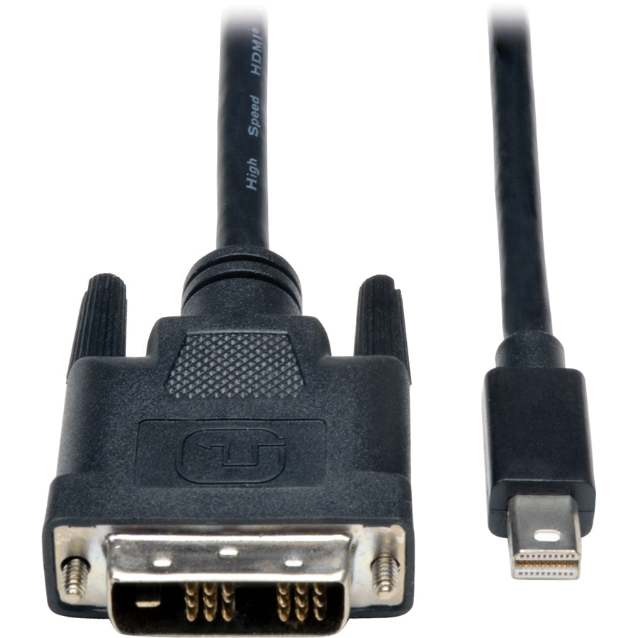 Tripp Lite 6ft Mini DisplayPort to DVI Adpater Converter Cable mDP to DVI 1920 x 1080 M/M - DVI/Mini DisplayPort for Video Device, Monitor, TV - 6 ft - 1 x Mini DisplayPort Male Digital Audio/Video - ...  - P586-006-DVI - eCommerce Business Prime