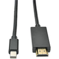 Tripp Lite 6ft Mini DisplayPort to HD Adapter Converter Cable mDP to HD 1920 x 1080 M/M - Mini DisplayPort/HDMI for Audio/Video Device, TV, Monitor - 6 ft - 1 x Mini DisplayPort Male Digital Audio/Vid...  - P586-006-HDMI - eCommerce Business Prime