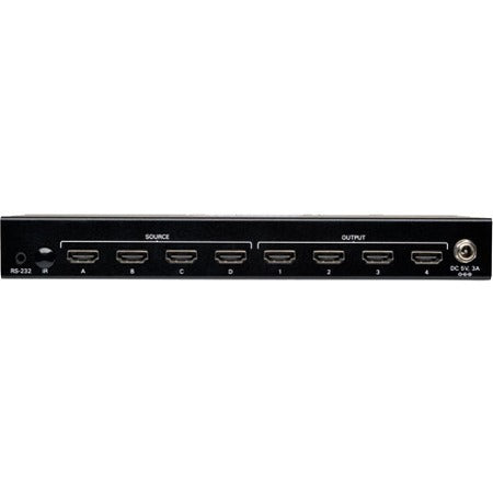 Tripp Lite 4x4 HDMI Matrix Switch Video/Audio 1920x1200 @ 60Hz/1080p TAA - 1920x1080 at 60Hz / 1080p - B119-4X4 - eCommerce Business Prime