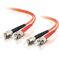 C2G-5m ST-ST 62.5/125 OM1 Duplex Multimode PVC Fiber Optic Cable - Orange - Fiber Optic for Network Device - ST Male - ST Male - 62.5/125 - Duplex Multimode - OM1 - 5m - Orange - 05579 - eCommerce Business Prime