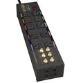 Tripp Lite Home Theater Isobar Surge Protector 10 Outlet RJ11 RJ45 Coax - Receptacles: 10 x NEMA 5-15R - 3840J - HT10DBS - eCommerce Business Prime