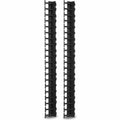 APC by Schneider Electric Vertical Cable Manager for NetShelter SX 600mm Wide 42U (Qty 2) - Cable Manager - Black - 2 Pack - 42U Rack Height - AR7721 - eCommerce Business Prime