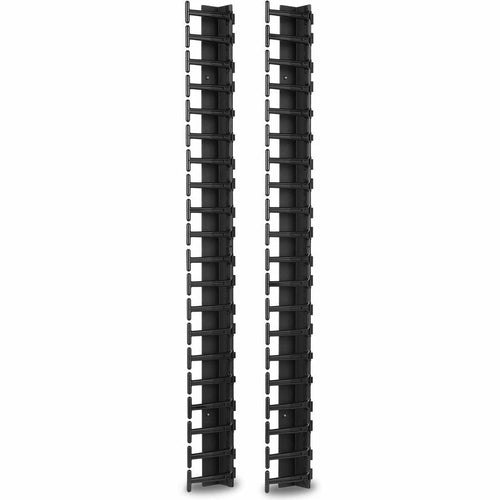 APC by Schneider Electric Vertical Cable Manager for NetShelter SX 600mm Wide 42U (Qty 2) - Cable Manager - Black - 2 Pack - 42U Rack Height - AR7721 - eCommerce Business Prime