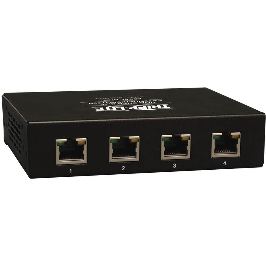 Tripp Lite VGA over Cat5/Cat6 Video Extender 4-Port Transmitter Splitter HD15 RJ45 TAA - 1 Input Device - 5 Output Device - 1000 ft Range - 4 x Network (RJ-45) - 1 x VGA In - 1 x VGA Out - 1920 x 1440...  - B132-004-2 - eCommerce Business Prime