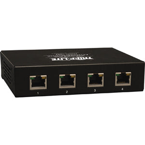 Tripp Lite VGA over Cat5/Cat6 Video Extender 4-Port Transmitter Splitter HD15 RJ45 TAA - 1 Input Device - 5 Output Device - 1000 ft Range - 4 x Network (RJ-45) - 1 x VGA In - 1 x VGA Out - 1920 x 1440...  - B132-004-2 - eCommerce Business Prime