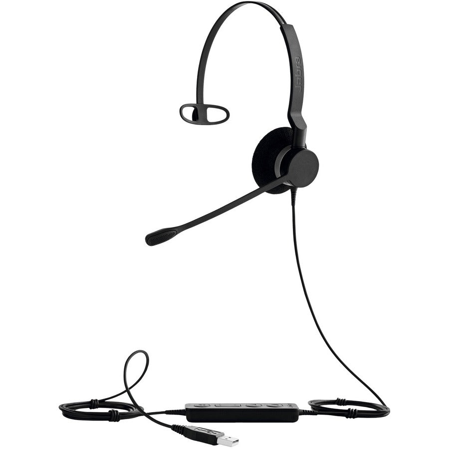 Jabra BIZ 2300 USB UC Wired Mono Headset - Mono - USB - Wired - Over-the-head - Monaural - Supra-aural - Noise Cancelling, Noise Reduction Microphone - 2393-829-109 - eCommerce Business Prime