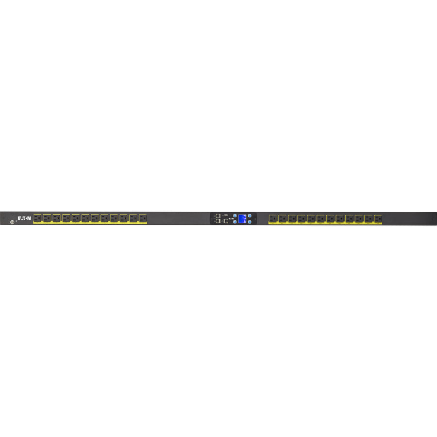 Eaton ePDU G3 Metered Input 38U-A ; 1.44 KW; IN: 5-15P 12A 1P OUT: 24X5-15R - NEMA 5-15P - 24 x NEMA 5-15R - 120 V AC - 1440 W - Network (RJ-45) - 38U - Rack-mountable - EMI100-10 - eCommerce Business Prime