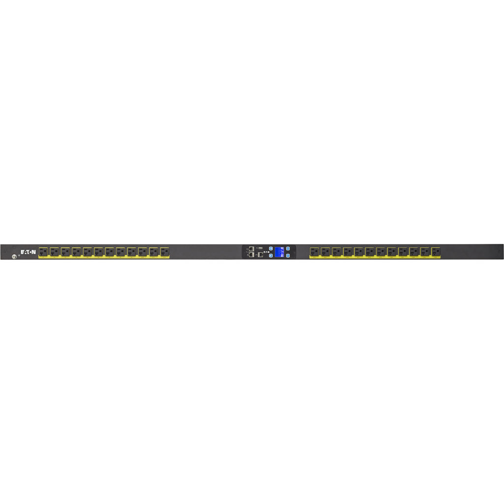 Eaton Metered Input Rack PDU 1.92 kW max 120V 16A 0U Vert. Single-Phase PDU - NEMA L5-20P - 24 x NEMA 5-20R - 120 V AC - 1920 W - Network (RJ-45) - 38U - Rack-mountable - EMI101-10 - eCommerce Business Prime