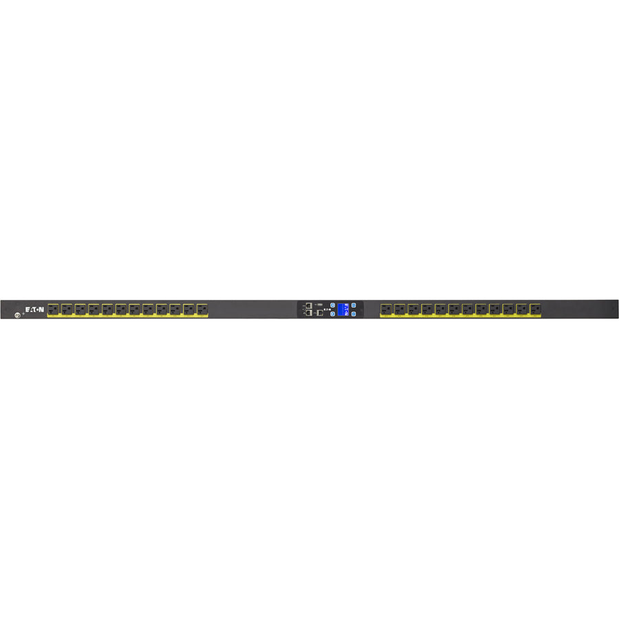 Eaton Metered Input Rack PDU 1.92 kW max 120V 16A 0U Vert. Single-Phase PDU - NEMA L5-20P - 24 x NEMA 5-20R - 120 V AC - 1920 W - Network (RJ-45) - 38U - Rack-mountable - EMI101-10 - eCommerce Business Prime