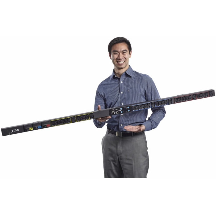 Eaton Metered Input Rack PDU 5.76 kW max 120/208V 16A 0U Three-Phase PDU - NEMA L21-20P - 30 x IEC 60320 C13, 6 x IEC 60320 C19, 3 x NEMA 5-20R - 120 V AC, 230 V AC - 5760 W - Network (RJ-45) - 38U - ...  - EMI318-10 - eCommerce Business Prime