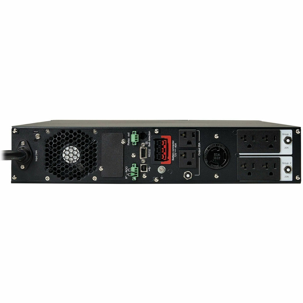 Tripp Lite SmartOnline 120V 3kVA 2.7kW Double-Conversion UPS, 2U Rack/Tower, Extended Run, Network Card Slot, LCD, USB, DB9 Serial - 2U Rack/Tower - 3 Hour Recharge - 4.10 Minute Stand-by - 127 V AC I...  - SU3000RTXLCD2U - eCommerce Business Prime