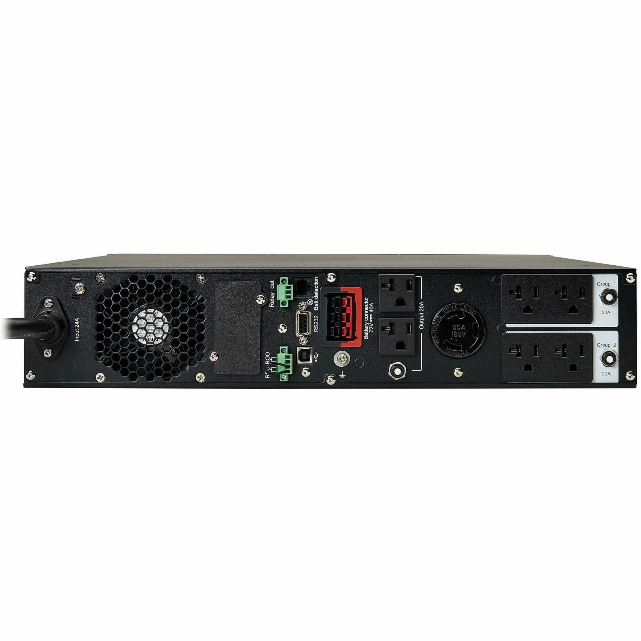 Tripp Lite SmartOnline 120V 3kVA 2.7kW Double-Conversion UPS, 2U Rack/Tower, Extended Run, Network Card Slot, LCD, USB, DB9 Serial - 2U Rack/Tower - 3 Hour Recharge - 4.10 Minute Stand-by - 127 V AC I...  - SU3000RTXLCD2U - eCommerce Business Prime