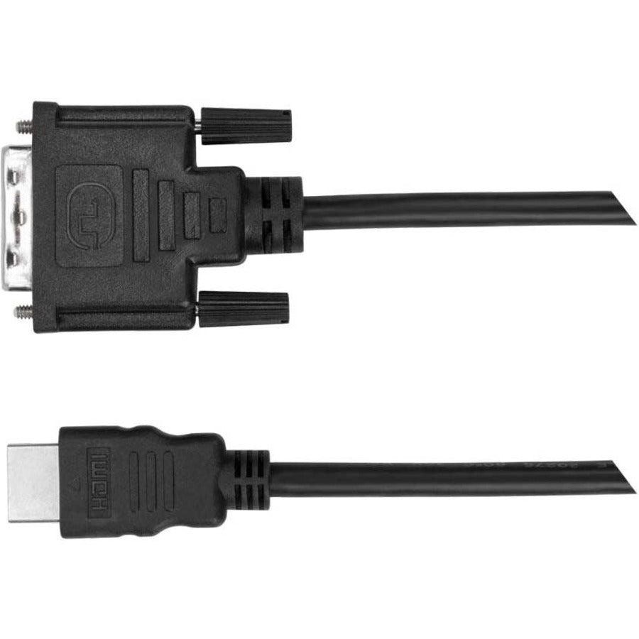 Targus 1.8M HDMI (M) to DVI (M) Cable - 6 ft DVI/HDMI Video Cable for Video Device, Notebook, DVD Player, TV - First End: 1 x HDMI Digital Audio/Video Male - Second End: 1 x DVI-I (Single-Link) Digita...  - ACC973USZ - eCommerce Business Prime