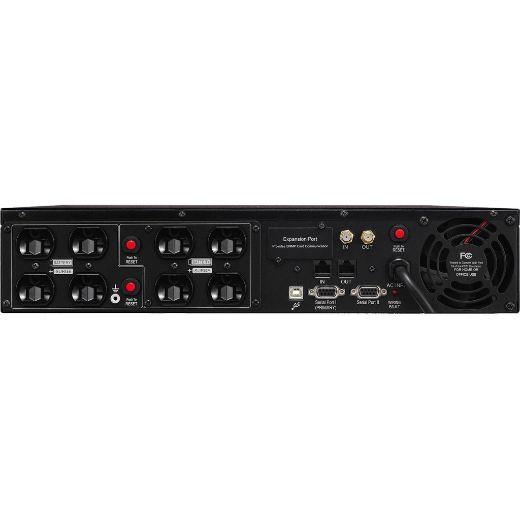 CyberPower OR2200LCDRT2U Smart App LCD UPS Systems - 2000VA/1320W, 120 VAC, NEMA 5-20P, 2U, Rack / Tower, 8 Outlets, LCD, PowerPanel&reg; Business, $300000 CEG, 3YR Warranty - OR2200LCDRT2U - eCommerce Business Prime