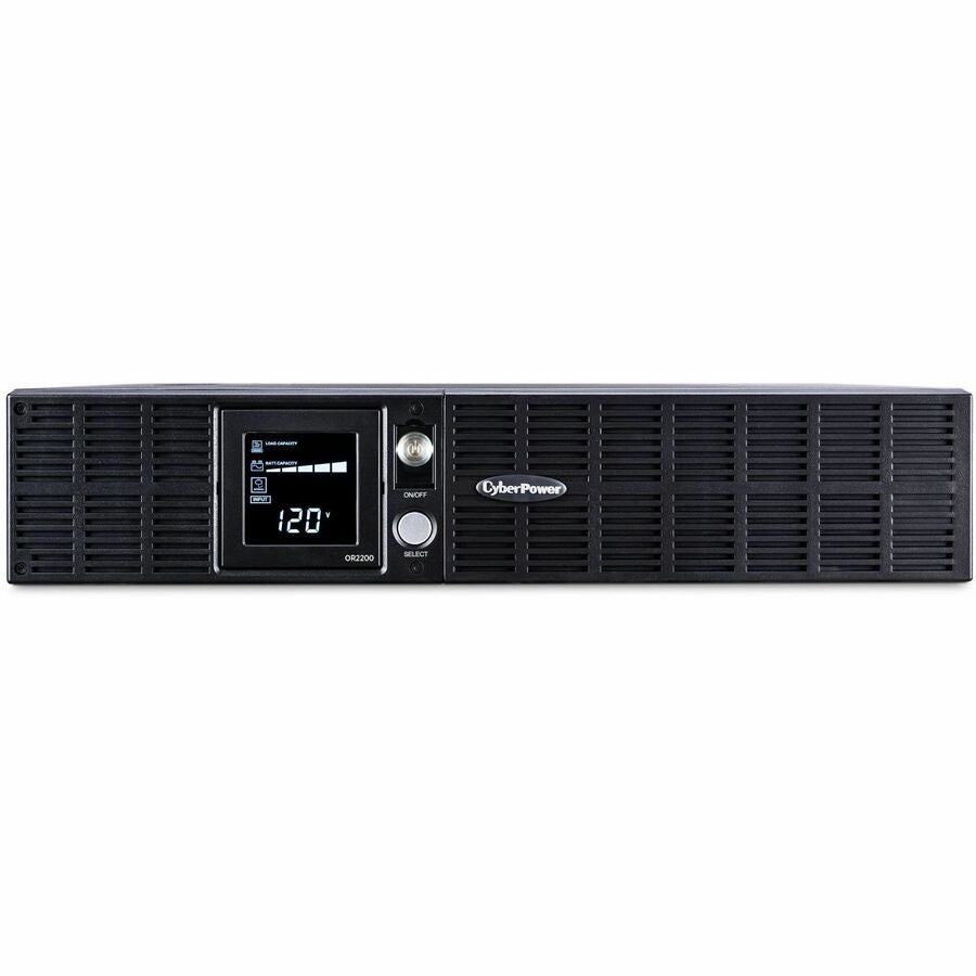 CyberPower OR2200LCDRT2U Smart App LCD UPS Systems - 2000VA/1320W, 120 VAC, NEMA 5-20P, 2U, Rack / Tower, 8 Outlets, LCD, PowerPanel&reg; Business, $300000 CEG, 3YR Warranty - OR2200LCDRT2U - eCommerce Business Prime