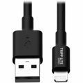 Tripp Lite 6ft Lightning to USB Sync / Charge Cable Apple MFI Certified - Lightning/USB for iPad, iPhone, iPod - 6 ft - 1 x Type A Male USB - 1 x Lightning Male Proprietary Connector - Black - M100-006-BK - eCommerce Business Prime