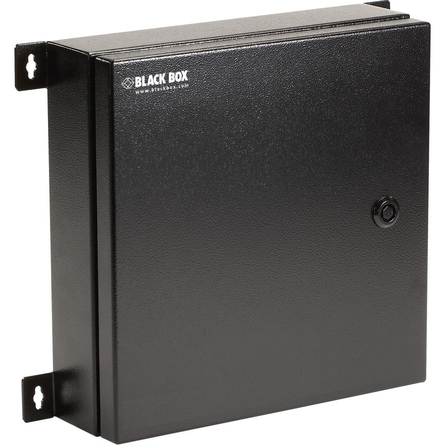 Black Box NEMA 4 Rated Fiber Optic Wallmount Enclosure, 2 Adapter Panels - For LAN Switch, Patch Panel - Wall Mountable - Cold-rolled Steel (CRS), SPCC - TAA Compliant - JPM4001A-R2 - eCommerce Business Prime