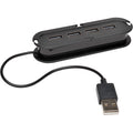 Tripp Lite 4-Port USB 2.0 Hi-Speed Ultra-Mini Hub w/ Cable Compact Mobile - USB - 4 USB Port(s) - 4 USB 2.0 Port(s) - U222-004 - eCommerce Business Prime