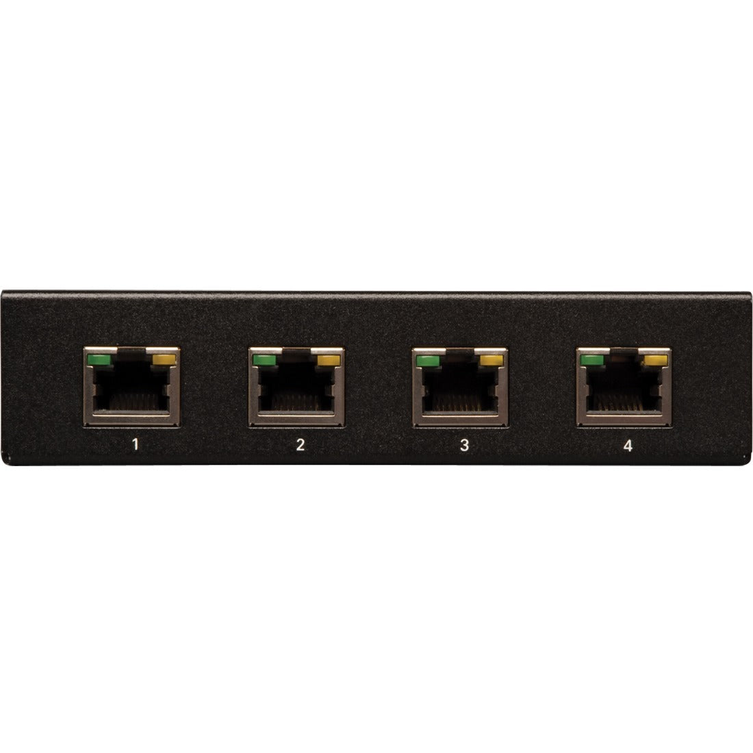 Tripp Lite 4-Port VGA + Audio over Cat5 Cat6 Video Extender Splitter Transmitter - 1 Input Device - 4 Output Device - 1000 ft Range - 4 x Network (RJ-45) - 1 x VGA In - 1 x VGA Out - 1920 x 1440 - Twi...  - B132-004A-2 - eCommerce Business Prime