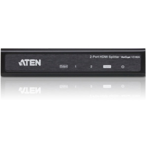 ATEN 2-Port HDMI Splitter - 1 x HDMI In - 2 x HDMI Out - VS182A - eCommerce Business Prime