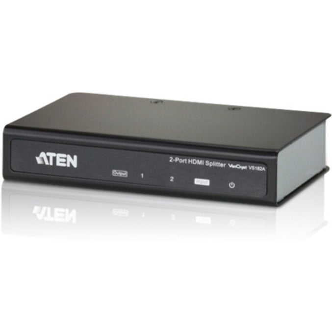 ATEN 2-Port HDMI Splitter - 1 x HDMI In - 2 x HDMI Out - VS182A - eCommerce Business Prime