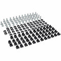 Tripp Lite 50PC Rack Enclosure Square Hole Hardware 12-24 Screws & Washers - Cage Nut, Rack Screw, Cup Washer - Pan - 50 - SRCAGENUTS1224 - eCommerce Business Prime