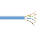 Black Box GigaTrue Cat.6 UTP Network Cable - 1000 ft Category 6 Network Cable for Patch Panel, Wallplate, Network Device - First End: Bare Wire - Second End: Bare Wire - 1 Gbit/s - CM - 24 AWG - Blue - EVNSL0641A-1000 - eCommerce Business Prime