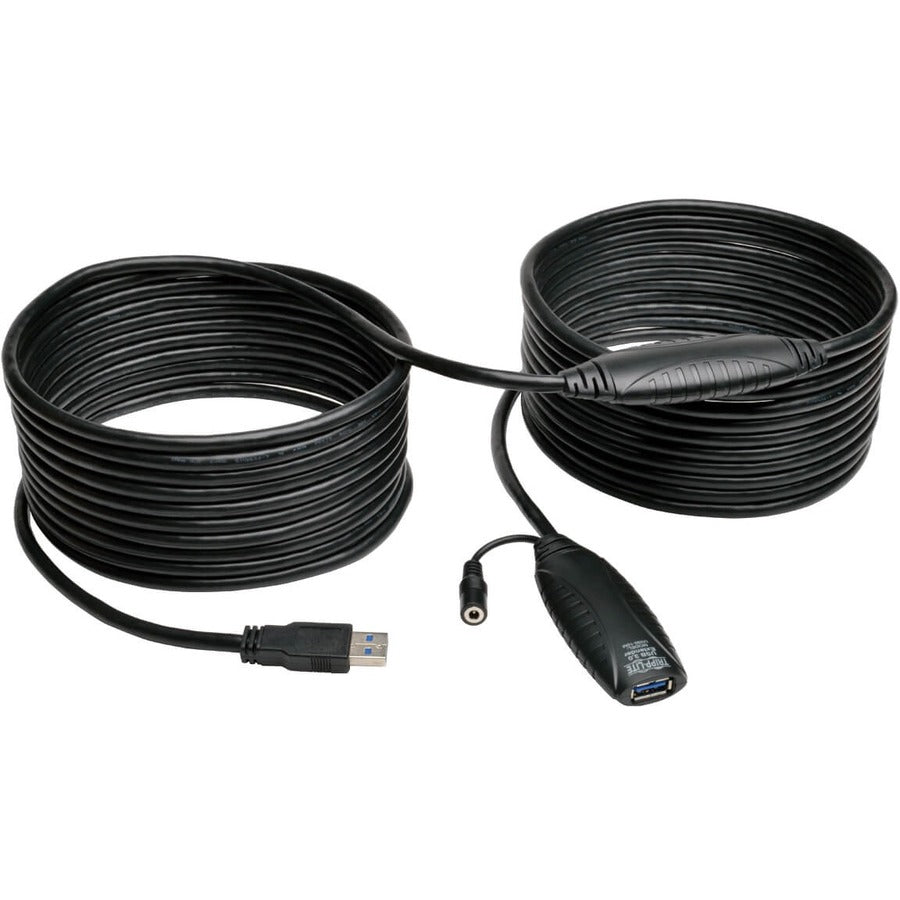 Tripp Lite 10M USB 3.0 SuperSpeed Active Extension Repeater Cable M/F 33ft 3 10 Meter - USB - Extension Cable - 32.81 ft - 1 x Type A Male USB - 1 x Type A Female USB - Gray - U330-10M - eCommerce Business Prime