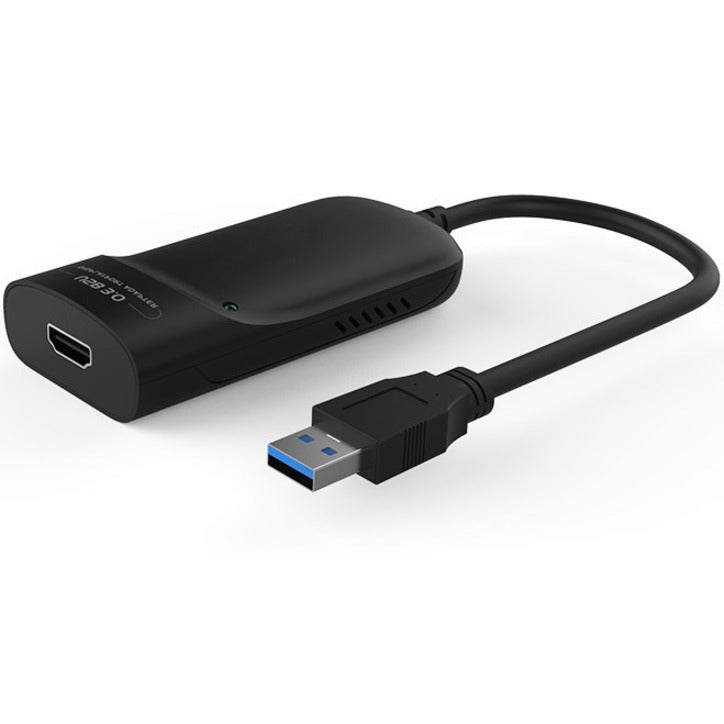 4XEM SuperSpeed USB 3.0 to HDMI External Video Card Adapter - USB 3.0 - 1 x 19-pin HDMI HDMI 1.3 Digital Audio/Video Female - 1920 x 1200 Supported - Black - 4XUSB3HDMI - eCommerce Business Prime