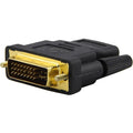 4XEM DVI-I Dual Link Male To HDMI Female Adapter - 1 Pack - 1 x 19-pin HDMI Digital Audio/Video Female - 1 x 29-pin DVI-I (Dual-Link) Video Male - 1920 x 1200 Supported - Gold, Nickel Connector - Blac...  - 4XHDMIDVIIFMA - eCommerce Business Prime