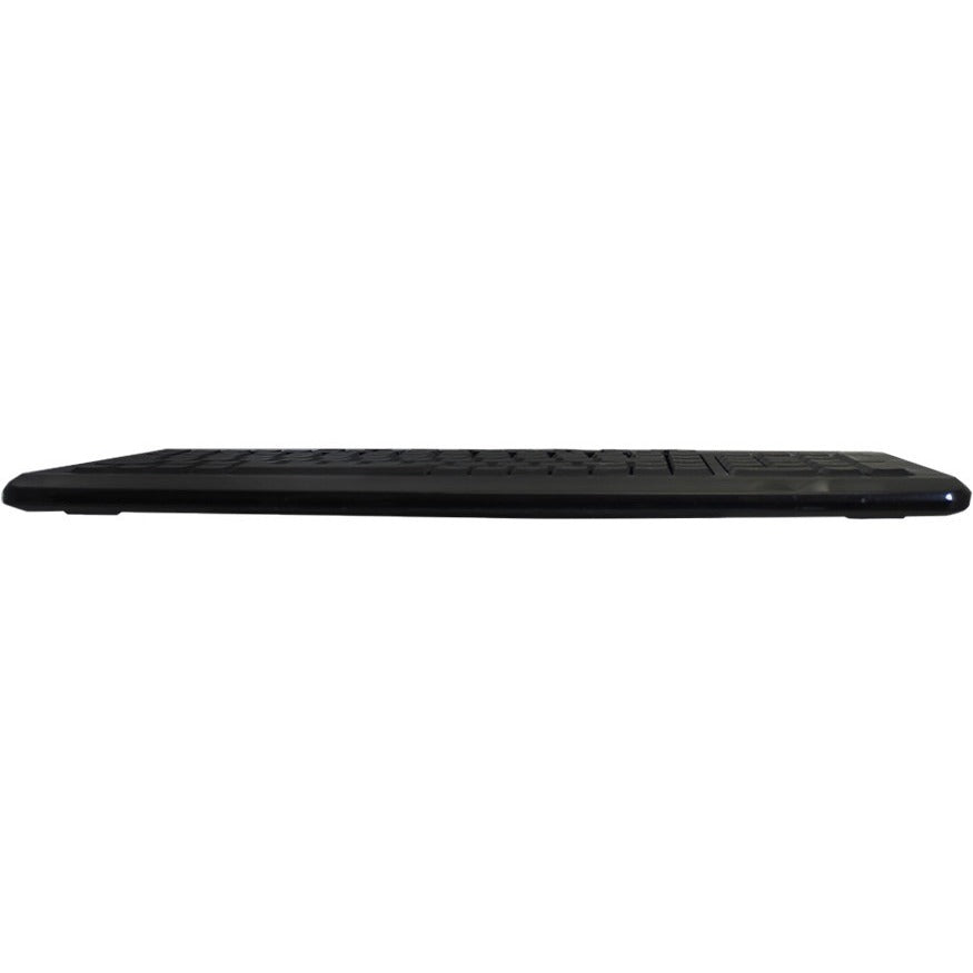 Adesso 3-Color Illuminated Compact Multimedia Keyboard - Cable Connectivity - USB Interface Backlight On/Off, Play/Pause, Mute, Volume Down, Volume Up, Illumination Key, Adjustable Brightness, Windows...  - AKB-120EB - eCommerce Business Prime