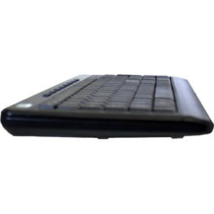 Adesso 3-Color Illuminated Compact Multimedia Keyboard - Cable Connectivity - USB Interface Backlight On/Off, Play/Pause, Mute, Volume Down, Volume Up, Illumination Key, Adjustable Brightness, Windows...  - AKB-120EB - eCommerce Business Prime