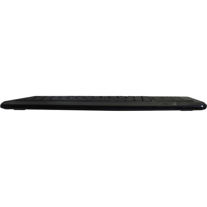Adesso 3-Color Illuminated Compact Multimedia Keyboard - Cable Connectivity - USB Interface Backlight On/Off, Play/Pause, Mute, Volume Down, Volume Up, Illumination Key, Adjustable Brightness, Windows...  - AKB-120EB - eCommerce Business Prime
