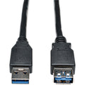 Tripp Lite 6ft USB 3.0 SuperSpeed Extension Cable A Male to A Female Black - USB - Extension Cable - 6 ft - 1 x Type A Male USB - 1 x Type A Female USB - Black - U324-006-BK - eCommerce Business Prime