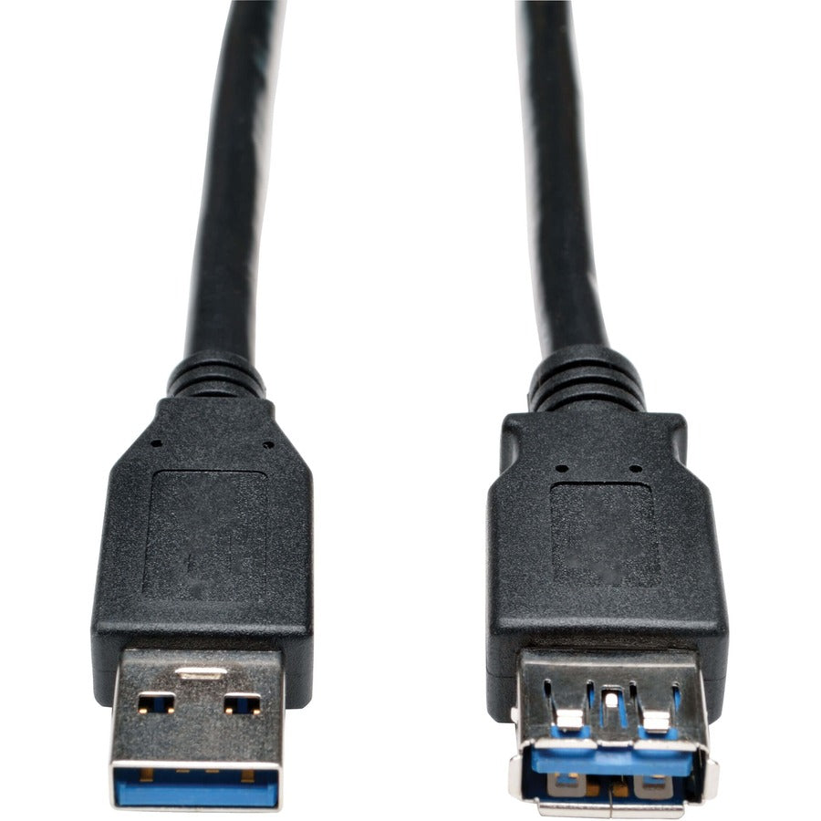 Tripp Lite 6ft USB 3.0 SuperSpeed Extension Cable A Male to A Female Black - USB - Extension Cable - 6 ft - 1 x Type A Male USB - 1 x Type A Female USB - Black - U324-006-BK - eCommerce Business Prime