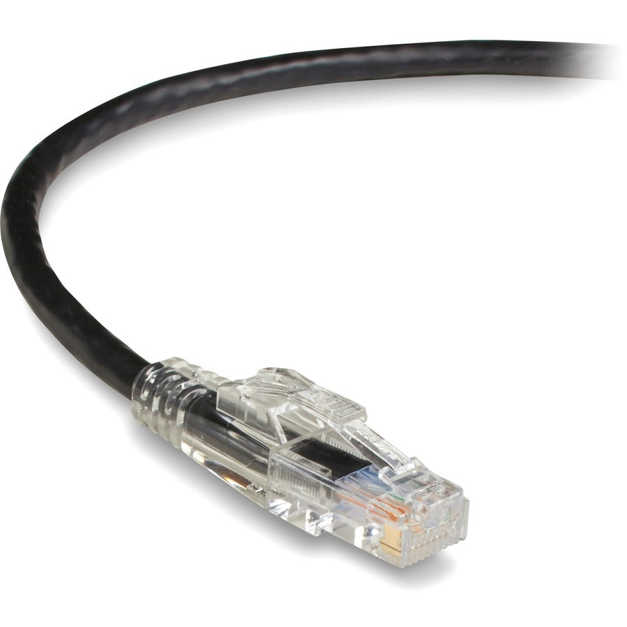 Black Box GigaBase 3 Cat.5e UTP Patch Network Cable - 7 ft Category 5e Network Cable for Patch Panel, Wallplate, Network Device - First End: 1 x RJ-45 Network - Male - Second End: 1 x RJ-45 Network -  - C5EPC70-BK-07 - eCommerce Business Prime