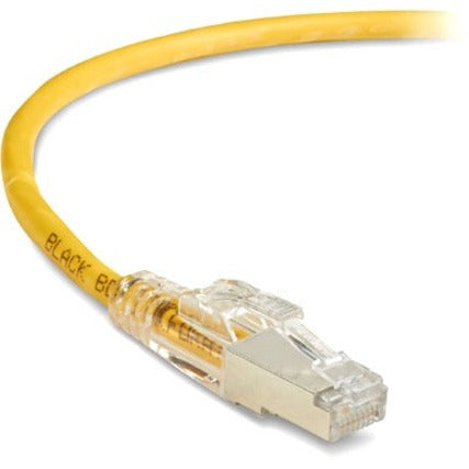Black Box GigaTrue 3 Cat.6 (S/FTP) Patch Network Cable - 3 ft Category 6 Network Cable for Patch Panel, Wallplate, Network Device - First End: 1 x RJ-45 Network - Male - Second End: 1 x RJ-45 Network  - C6PC70S-YL-03 - eCommerce Business Prime