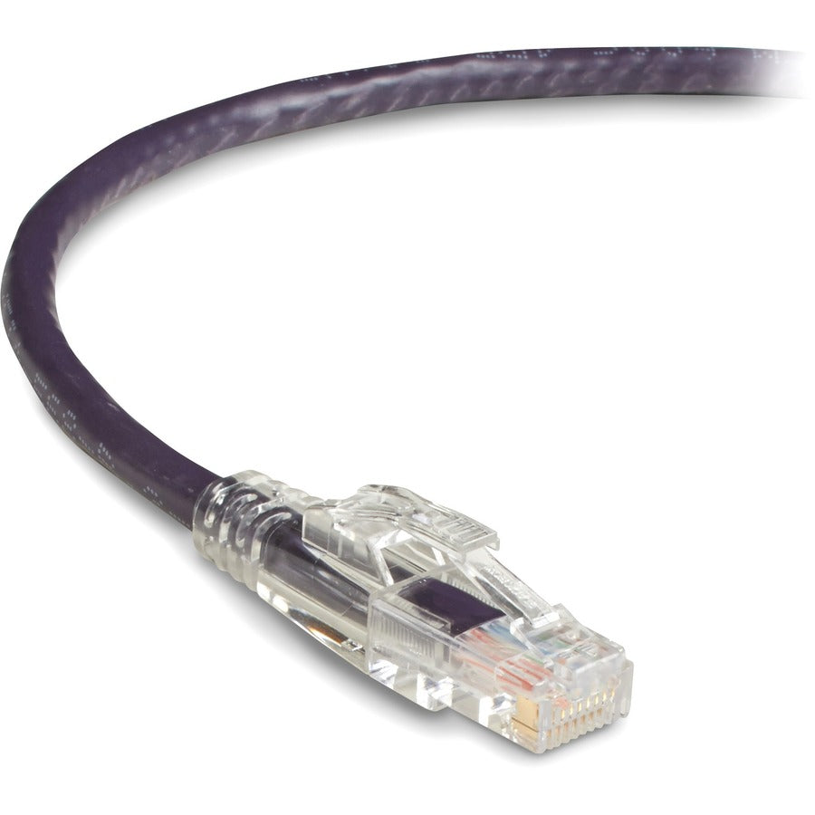 Black Box GigaTrue 3 Cat.6 UTP Patch Network Cable - 100 ft Category 6 Network Cable for Patch Panel, Wallplate, Network Device - First End: 1 x RJ-45 Network - Male - Second End: 1 x RJ-45 Network -  - C6PC70-VT-100 - eCommerce Business Prime
