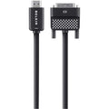 Belkin HDMI/DVI Video Cable - 11.81 ft DVI/HDMI Video Cable for TV, Video Device, MacBook - First End: 1 x 19-pin HDMI Type A Digital Audio/Video - Male - Second End: 1 x 24-pin DVI-D Digital Video - ...  - AV10089BT12 - eCommerce Business Prime