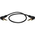 Tripp Lite 1ft Mini Stereo Audio Cable with Two Right Angle plugs 3.5mm M/M 1' - 1 ft Mini-phone Audio Cable for Audio Device, iPhone, iPod, MP3 Player - First End: 1 x Mini-phone Stereo Audio - Male ...  - P312-001-2RA - eCommerce Business Prime