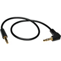 Tripp Lite 1ft Mini Stereo Audio Cable with One Right Angle plug 3.5mm M/M 1' - 1 ft Mini-phone Audio Cable for Audio Device, iPod, iPhone, MP3 Player - First End: 1 x Mini-phone Stereo Audio - Male -...  - P312-001-RA - eCommerce Business Prime