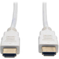 Tripp Lite 6ft High Speed HDMI Cable Digital Video with Audio 4K x 2K M/M White 6' - HDMI for Audio/Video Device, Home Theater System, TV, LCD TV, Projector, Blu-ray Player, iPad - 6 ft - 1 x HDMI Mal...  - P568-006-WH - eCommerce Business Prime