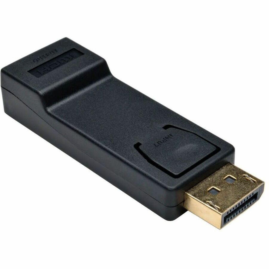 Tripp Lite DisplayPort to HDMI Video Adapter Converter Compact 1080p M/F - 1 x DisplayPort Male Digital Audio/Video - 1 x HDMI Female Digital Audio/Video - Black - P136-000-1 - eCommerce Business Prime