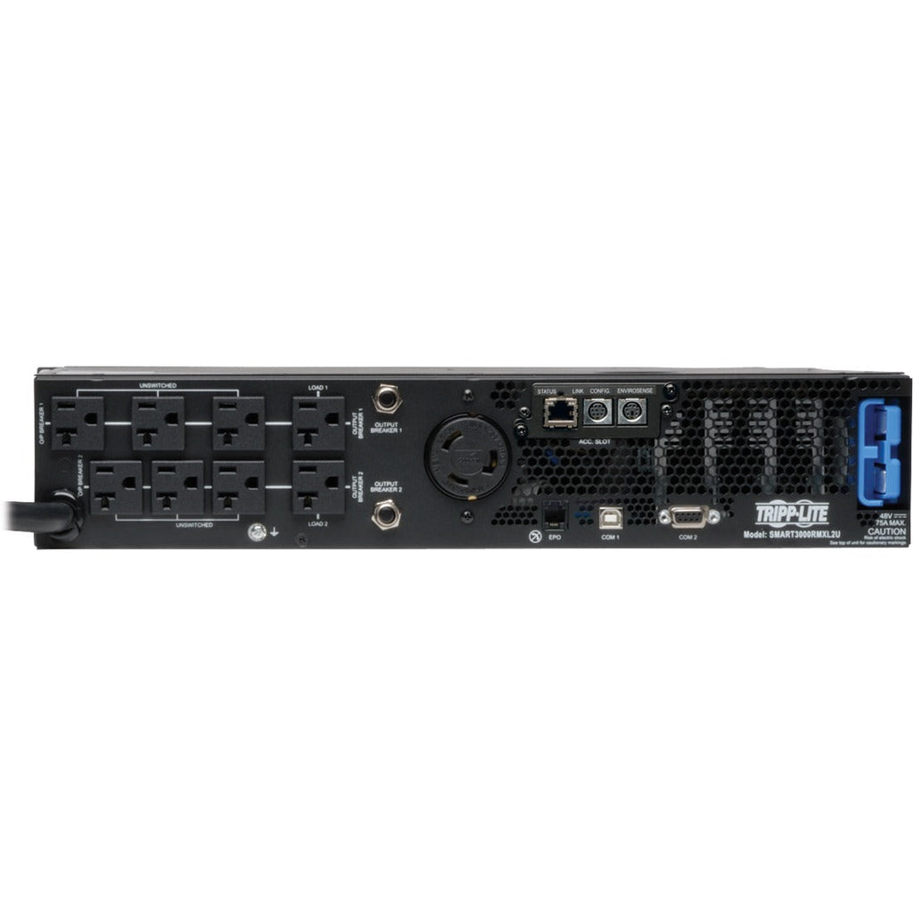 Tripp Lite UPS Smart 3000VA 2250W Rackmount AVR 120V LCD USB DB9 Preinstalled SNMPWEBCARD TAA - 2U Rack-mountable, Tower - 3.50 Minute Stand-by - 120 V AC Input - 120 V AC Output - 8 x NEMA 5-15/20R, ...  - SM3000RM2UNTAA