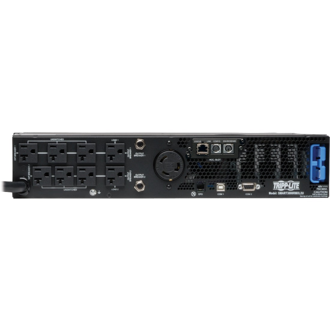 Tripp Lite UPS Smart 3000VA 2250W Rackmount AVR 120V LCD USB DB9 Preinstalled SNMPWEBCARD TAA - 2U Rack-mountable, Tower - 3.50 Minute Stand-by - 120 V AC Input - 120 V AC Output - 8 x NEMA 5-15/20R, ...  - SM3000RM2UNTAA