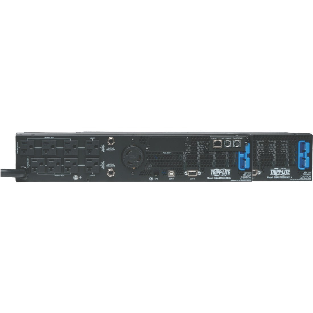 Tripp Lite UPS Smart 3000VA 2880W Rackmount AVR 120V Preinstalled SNMPWEBCARD Pure Sine Wave USB DB9 2URM TAA - 2U Rack-mountable, Rack/Tower - 5 Hour Recharge - 3 Minute Stand-by - 120 V AC Input - 1...  - SM3000RMXLNTAA - eCommerce Business Prime